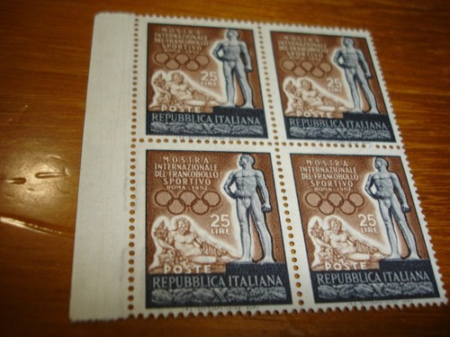 Italia 1952 sportivo - italia, quartina