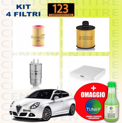 Kit filtri tagliando alfa - kit,