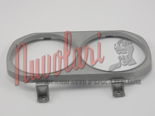 Cornice doppio faro cromata - cromata, sx