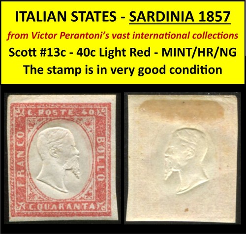 Sardinia 1857 italian states - 1857, /italian