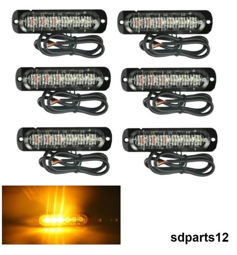 Luce lampeggiante 6 led - lampeggiante,