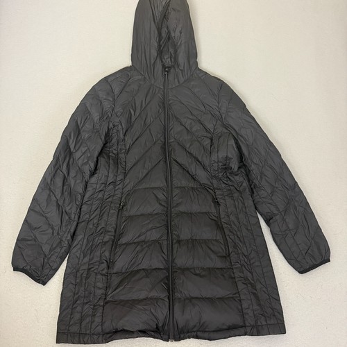 Giubbotto piumino nero con