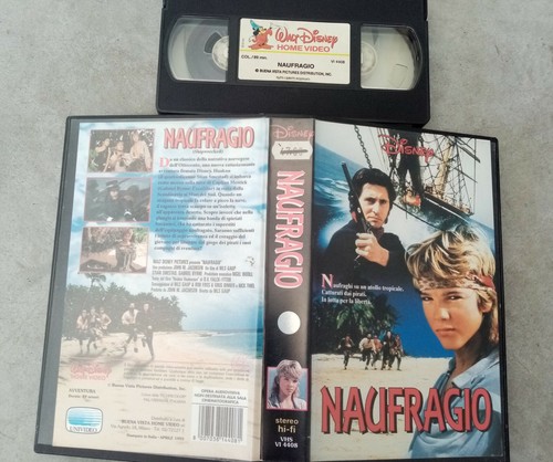 Naufragio vhs walt disney - walt,