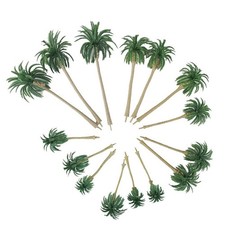 15pcs Scenery Model Palm Trees