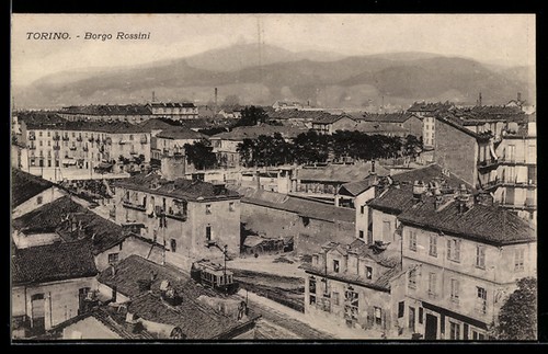 Cartolina torino borgo - cartolina, torino,