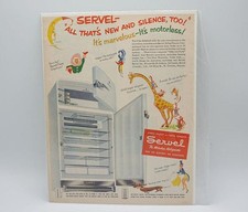 Stampa Pubblicitaria Design Rivista Frigorifero Cane Bassotto Giraffa