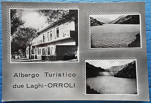Cartolina orroli albergo due - cartolina,