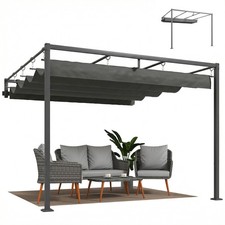 Outsunny Pergola Addossata 3x3
