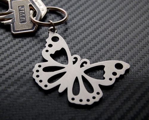 Butterfly keyring keychain key - keychain,