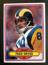 1980 Topps Fred Dryer #202 Los