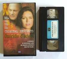Vhs Criminal Instinct : Omicidio D'Autore Film Ita Thriller Ex Noleggio (V219)°