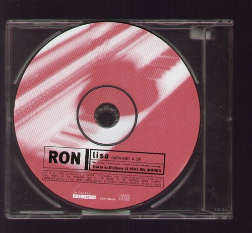 Singolo promo ron lisa - cd,