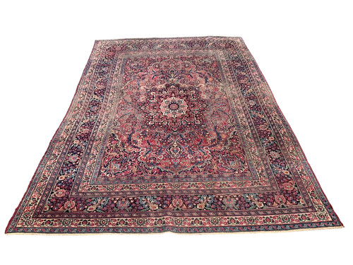Antico tappeto persiano mashad - antico,