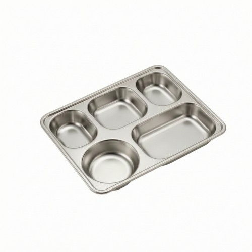 Vassoio acciaio inox con - vassoio, in