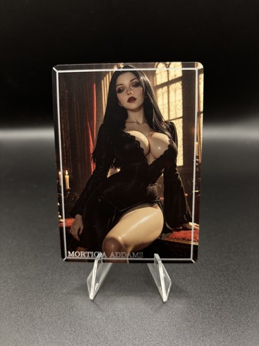 Morticia addams waifu card - addams,