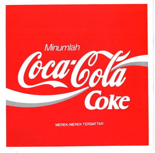 Coca cola adesivo grandi - coca-cola,