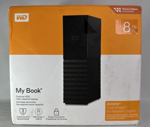 Western digital 8tb book - western,