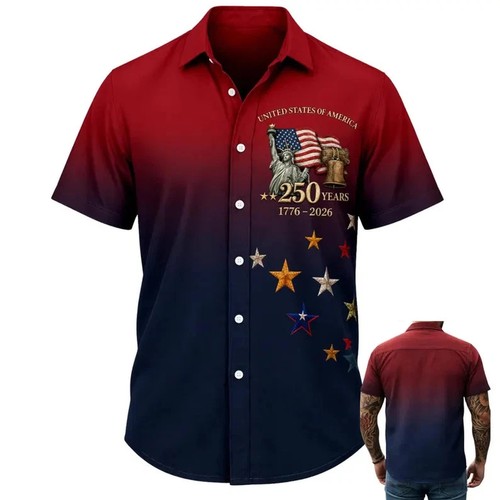 Camicia hawaiana bandiera