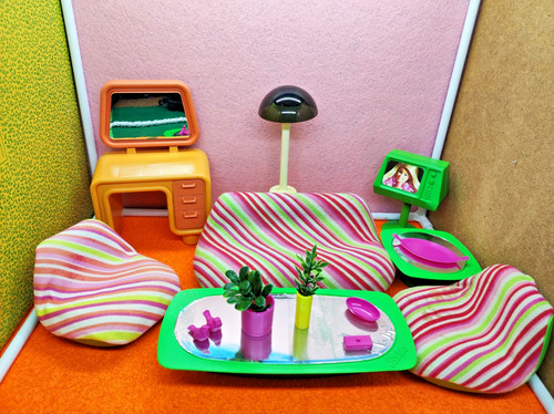Barbie dream furniture living - barbie,