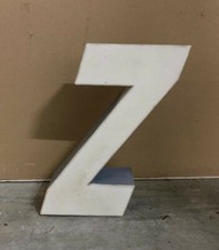 Lettera "Z" da vecchia insegna vintage illuminazione NEON soffiato  +- 30x40cm