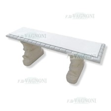 Panchina cemento marmo - in,