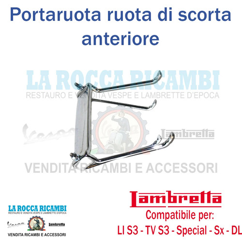Portaruota scorta anteriore - portaruota,