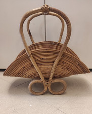 PORTARIVISTE IN BAMBOO RATTAN