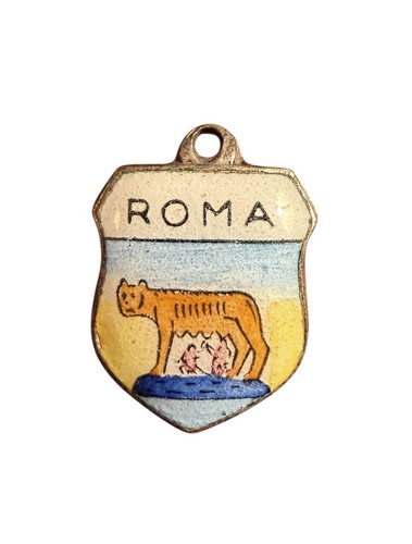 Charm vintage argento placcato