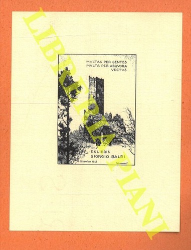 Exlibris casanova carlo - carlo,