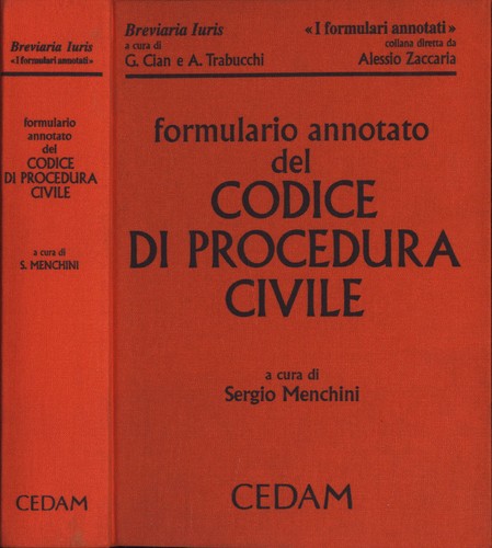 Formulario annotato del codice - formulario,