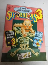 ALBUM FIGURINE "  SGORBIONS  3"  RARO !!! CON 153 FIGURINE