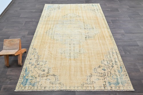 Tappeto vintage turco oushak - vintage,