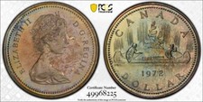 1972 S$1 PCGS SP64 Canada