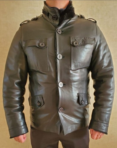Cappotto invernale uomo nero