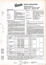 Manuale di servizio - Manuale di servizio per Graetz Melodia 918,Cantilene 7918 