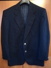 Giacca Uomo Lana Cashmere Blu 48