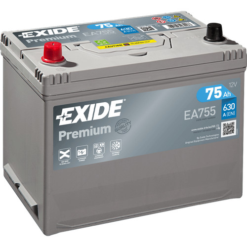 Exide premium ea755 75ah - premium,