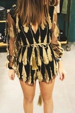 Tutina Tuta nera corta con