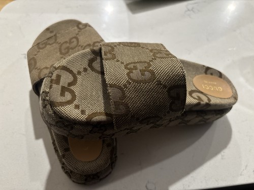 Sandali gucci logo tela - sandali,