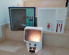 GIOCO MICROSCOPIO JOUET TOY VIDEOMICROSCOPE MAX VINTAGE GIOCATTOLO '80 funziona