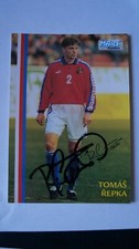 Autografo TOMAS REPKA-Nazionale REPUBBLICA CECA-'97-Ex-AC Firenze/West Ham Utd.-AK