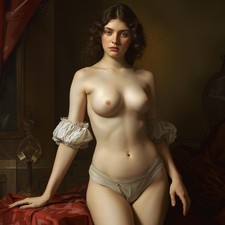 Nudo décolleté femminile