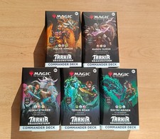 Magic 5 Commander Deck Set Tarkir Dragonstorm English Sealed Complete Mazzi ENG