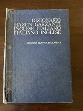 Dizionario Hazon Garzanti Inglese Italiano Italiano Inglese 1971