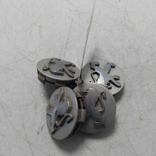 9639098380 serie coppette coprimozzi x4 Peugeot 307 407 1007 2003 60mm