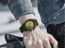 orologio da polso uomo verde