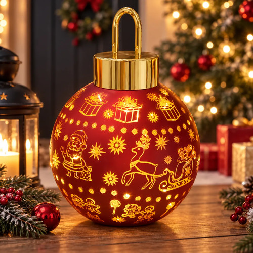 Sfera natale luminosa led - natale,
