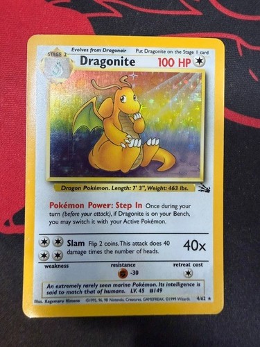 Pokémon tcg dragonite - pokémon, holo