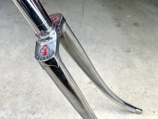 Forcella stradale cromata