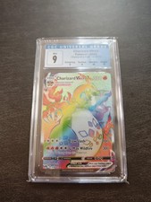 Charizard VMAX 074/073 Rainbow Secret Rare Champion’s Path Pokemon Card CGC 9